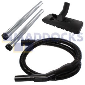 Tube de métal d’extension standard compatible avec Truvox Valet 10 & Reddyvac ; Qualvac ; Soteco Vacuum Cleaner 1.7m Hose & Tool Accessory Kit (35 mm)