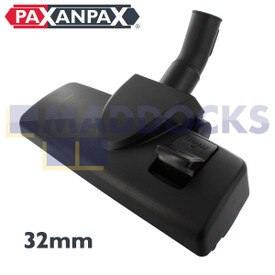 Accessoire en plastique noir à pédale unique universel Modern Low-Profile avec base en métal et roues arrière (32 mm)