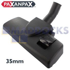 Accessoire en plastique noir à pédale unique universel Modern Low-Profile avec base en métal et roues arrière (35 mm)