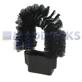 Brosse radiateur en plastique noir universelle pour fixation aux suceurs 32 et 35 mm