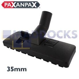 Embout pour sols en plastique noir à double pédale universel (35 mm - 270 mm)