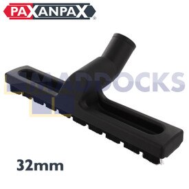 Embout pour sols durs et parquets universel avec poils durs et roues en plastique (32 mm x 300 mm)