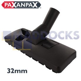 Embout pour sols en plastique noir à double pédale universel (32 mm - 270 mm)
