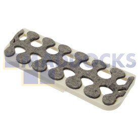No Longer Available. Discontinued [Compatible for Vorwerk, Kobold, Folletto VK120, VK121, VK122 Rectangular Felt Underbrush]