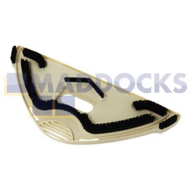 No Longer Available. Discontinued [Compatible for Vorwerk, Kobold, Folletto VK130, VK131 White Triangular Bristle Underbrush with Felt]