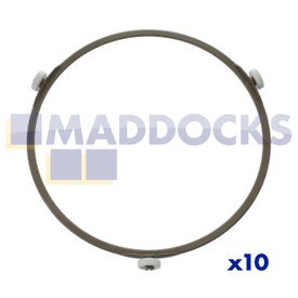 Universal 20 Litre Freestanding Microwave Turntable Glass Plate Support Stand Holder Roller Ring (177mm, Pack of 10)