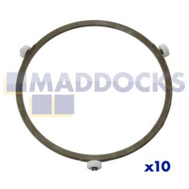 Universal 17, 20 Litre Series Microwave Turntable Glass Plate Support Stand Holder Roller Ring (Pack of 10)