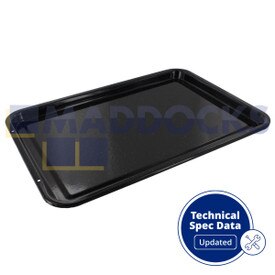 Bac de cuisson au four émail universel (417 mm x 300 mm x 21 mm)