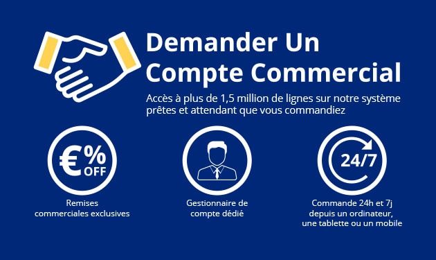 Demander un compte commercial